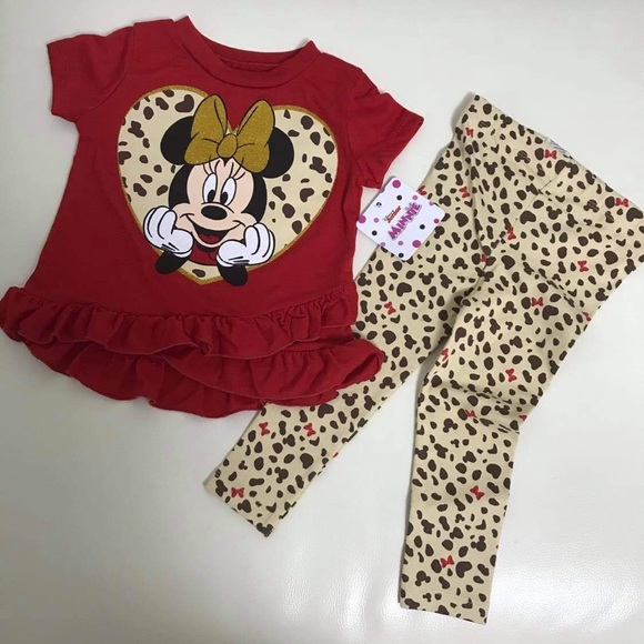 Disney Minnie Mouse cute animal print set - Picture 2 of 6